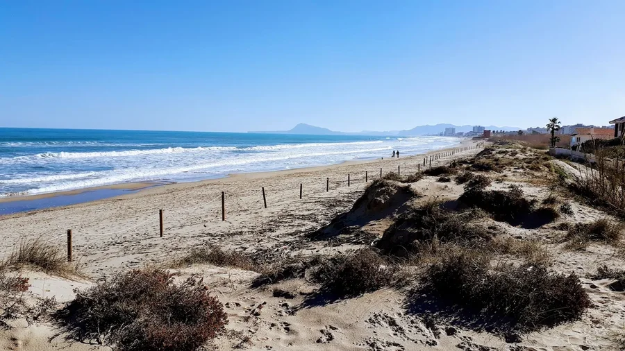 La playa dels Marenys de Rafalcaid gandia