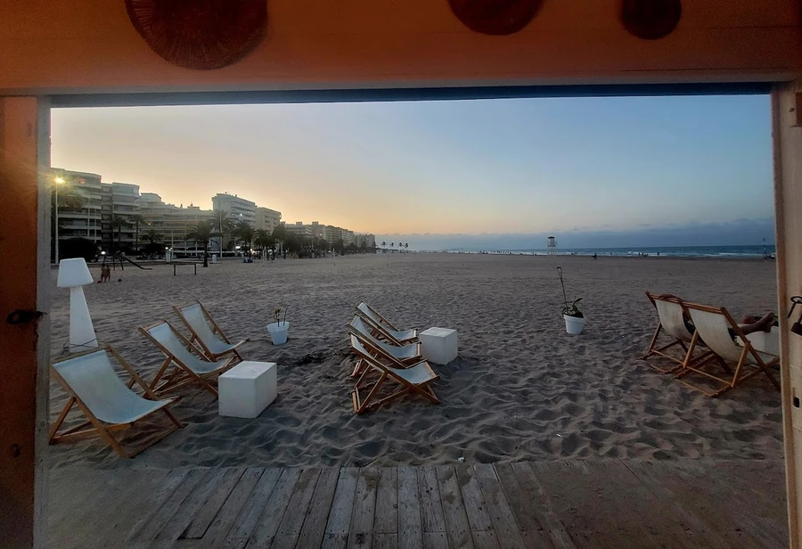 zona de relax Chiringuito 6 Malibú gandia